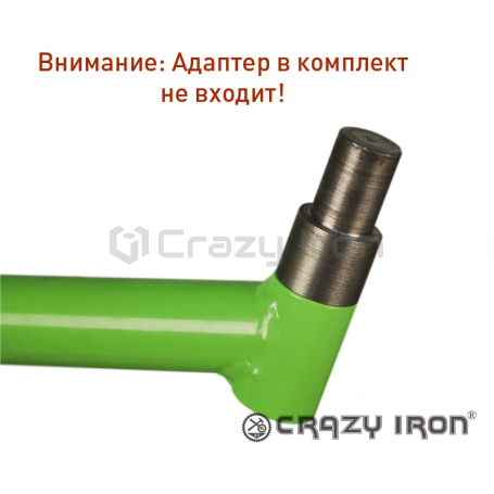 CRAZY IRON Front paddock stand PRO GREEN  (фото 2, фотография 2)