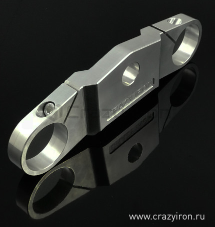 CRAZY IRON Stunt triple clamp upper KAWASAKI ZX-6R `03-`04, V1 (фото 5, фотография 5)