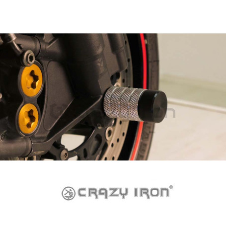 CRAZY IRON Front axle pegs YAMAHA YZF-R6 `06-`16 (фото 3, фотография 3)