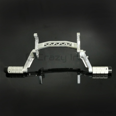 CRAZY IRON CNC Adjustable Subcage KAWASAKI ZX-6R `09-`21 (фото 1, фотография 1)