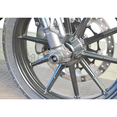 CRAZY IRON Slider set for front axle DUCATI SCRAMBLER (фото 1, фотография 1)