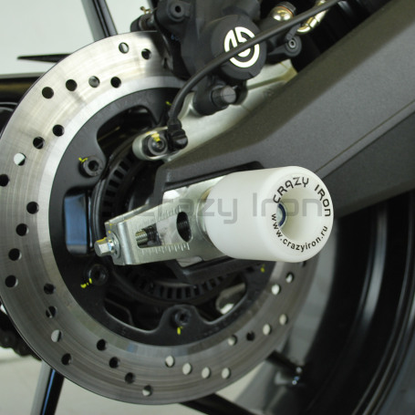 CRAZY IRON Slider set for rear axle DUCATI Monster 797 (фото 2, фотография 2)