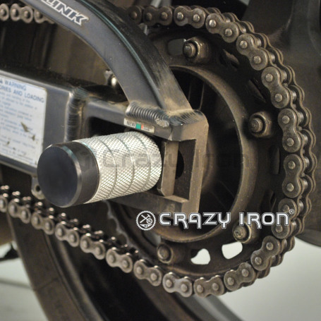CRAZY IRON Rear axle pegs HONDA CBR600RR`03-, CBR1000RR `08- (фото 2, фотография 2)