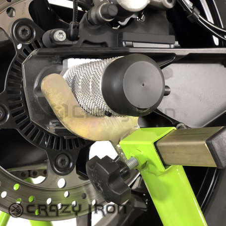 CRAZY IRON Adaper for rear paddock stand PRO for pegs (фото 4, фотография 4)
