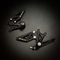 CRAZY IRON Rearset STUNT TRIUMPH Street Triple 675, 675R, black anode