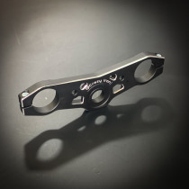 CRAZY IRON Stunt triple clamp upper KAWASAKI ZX-6R 636 `09-`12, black anode