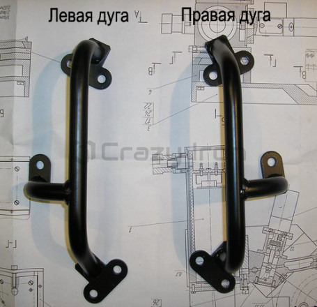 CRAZY IRON Engine Crashbar YAMAHA FZS1000 `01-`05 (фото 10, фотография 10)
