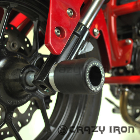 CRAZY IRON Front axle pegs HONDA GROM MSX125 `13-`21 (фото 1, фотография 1)