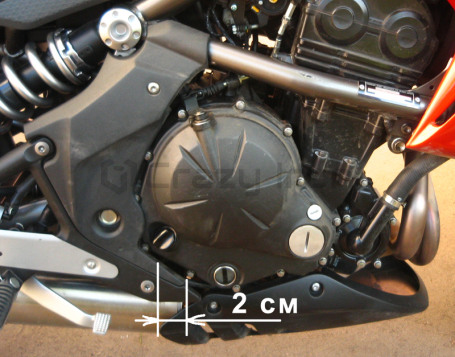 CRAZY IRON Engine Crashbar KAWASAKI ER-6N `05-`11, ER-4N `11-`13 (фото 4, фотография 4)