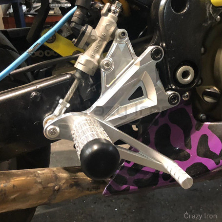 CRAZY IRON Rearset STUNT HONDA CBR600F4 (фото 4, фотография 4)