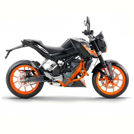 CRAZY IRON Engine Crashbar School KTM  Duke 125, Duke 390 before -`16, Duke 200 `12-`21 (фото 1, фотография 1)