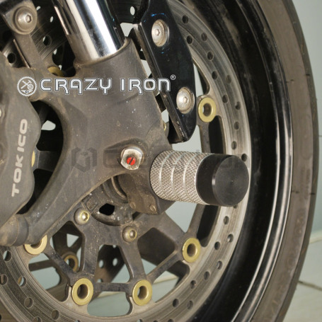 CRAZY IRON Front axle pegs HONDA CBR600RR`07-`12 (фото 2, фотография 2)