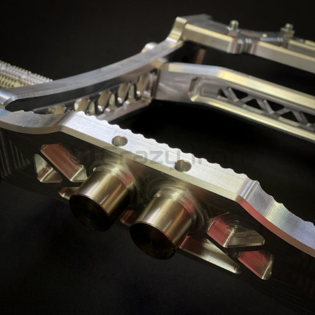 CRAZY IRON Adjustable aluminum Roundbar HONDA GROM MSX125 `13-`20 (фото 6, фотография 6)