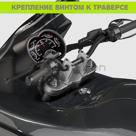 CRAZY IRON Handlebar risers 22mm, height 36mm (фото 6, фотография 6)