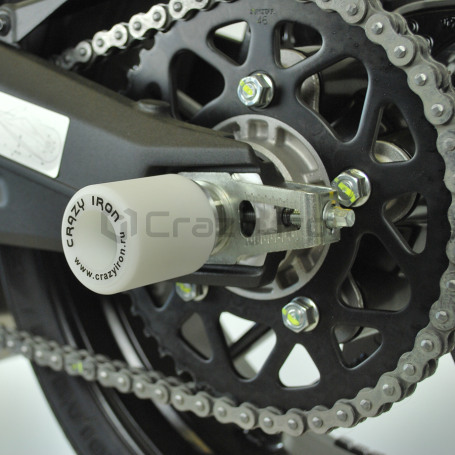 CRAZY IRON Slider set for rear axle DUCATI Monster 797 (фото 1, фотография 1)