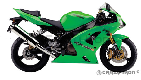CRAZY IRON Sliders KAWASAKI ZX-6R `03-`04 (фото 2, фотография 2)