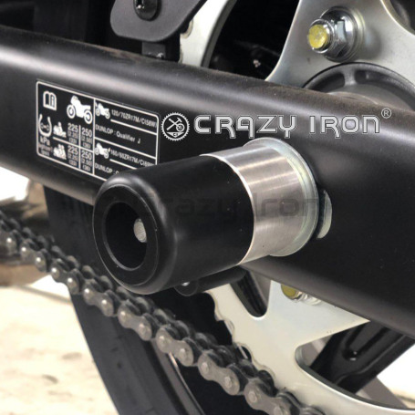 CRAZY IRON Slider set for rear axle SUZUKI SV650 `16- (фото 1, фотография 1)