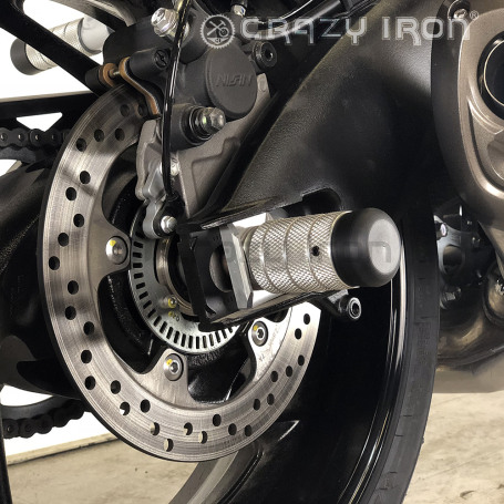 CRAZY IRON Rear axle pegs SUZUKI GSX-S1000, GSX-S1000S Katana (фото 1, фотография 1)
