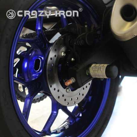 CRAZY IRON Rear axle pegs YAMAHA YZF-R25, YZF-R3; MT-25, MT-03 (фото 2, фотография 2)