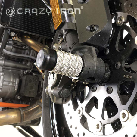 CRAZY IRON Front axle pegs KTM Duke 790 (фото 1, фотография 1)