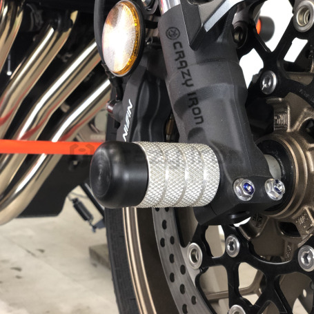 CRAZY IRON Front axle pegs HONDA CB650R Neo Sports Cafe, CBR650R  `19- (фото 2, фотография 2)