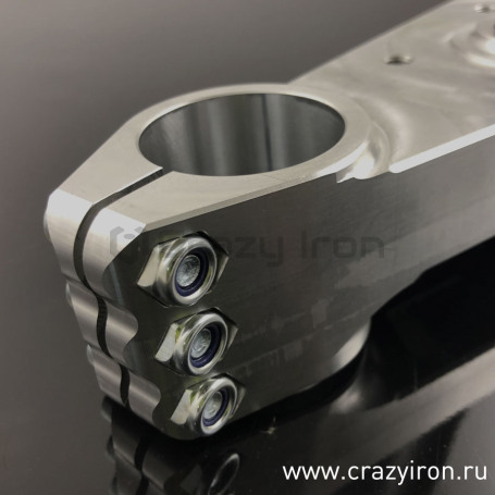 CRAZY IRON STUNT triple tree clamps set for HONDA CBR600F4 (фото 2, фотография 2)