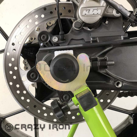 CRAZY IRON Adaper for rear paddock stand PRO for pegs (фото 5, фотография 5)