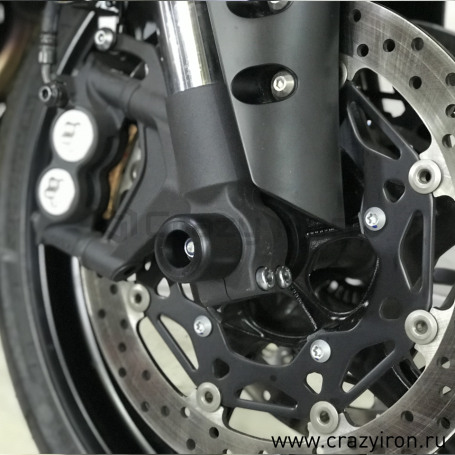 CRAZY IRON Slider set for front axle YAMAHA YZF-R6 2006-2016 (фото 1, фотография 1)
