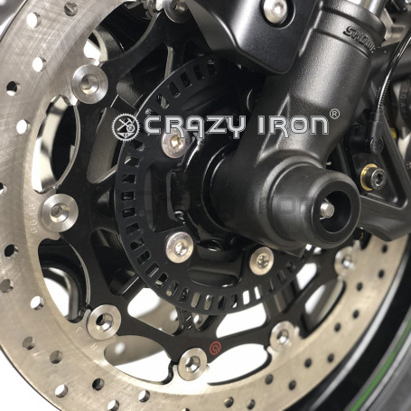 CRAZY IRON Slider set for front axle KAWASAKI Z1000 `14 -  (фото 1, фотография 1)