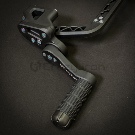 CRAZY IRON CNC Adjustable Subcage YAMAHA MT-09 2014-2020, black anode (фото 2, фотография 2)