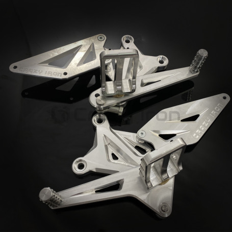 CRAZY IRON Rearset FOMA KAWASAKI ZX-6R, ZX-6RR `05-`06 (фото 2, фотография 2)