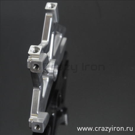 CRAZY IRON Bracket for brake calipers for KAWASAKI ZX-6R `03-`04 for 2 calipers (фото 2, фотография 2)