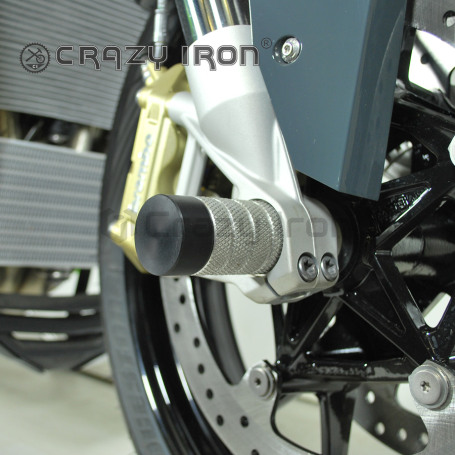 CRAZY IRON Front axle pegs BMW S1000R (фото 3, фотография 3)
