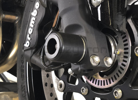 CRAZY IRON Slider set for front axle SUZUKI GSX-S1000 (фото 1, фотография 1)