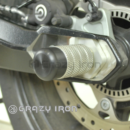 CRAZY IRON Rear axle pegs BMW F800R (фото 2, фотография 2)