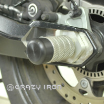 CRAZY IRON Rear axle pegs BMW F800R