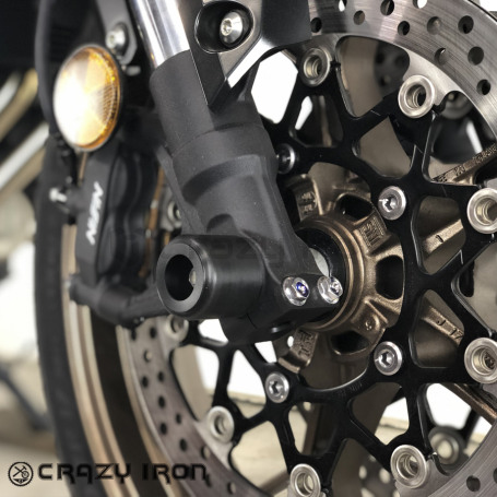 CRAZY IRON Slider set for front axle HONDA CB650R Neo Sports Cafe (фото 4, фотография 4)
