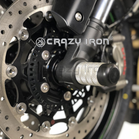 CRAZY IRON Front axle pegs KAWASAKI Z1000 `14- (фото 2, фотография 2)