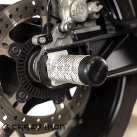 CRAZY IRON Rear axle pegs KTM Duke 690 (фото 2, фотография 2)