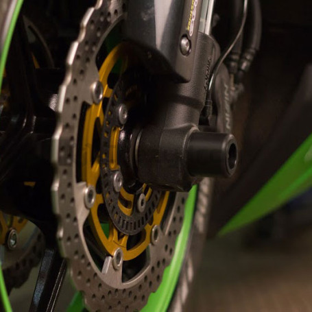 CRAZY IRON Slider set for front axle KAWASAKI ZX-636R от `13 -`19 (фото 1, фотография 1)