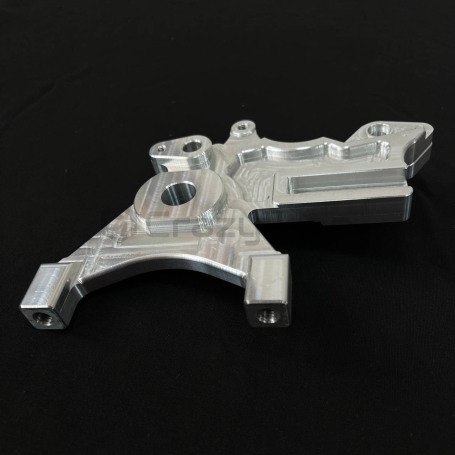 CRAZY IRON Bracket for brake calipers for YAMAHA MT-07, FZ-07, XSR700 `14-`22  1+1 OEM disk (фото 8, фотография 8)