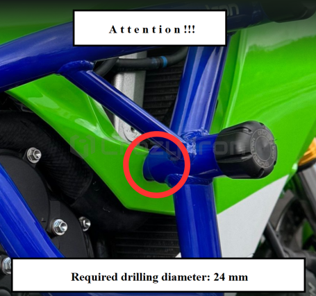 CRAZY IRON Cage DAMPER KAWASAKI ZX-6R 636 2024-2026 (фото 3, фотография 3)