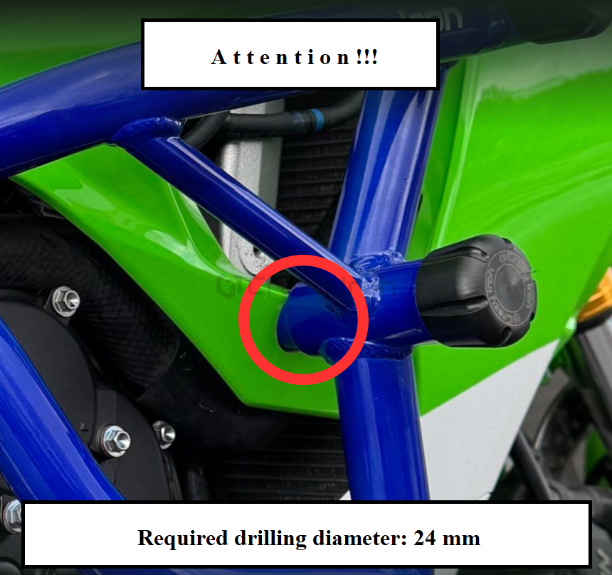 CRAZY IRON Cage DAMPER KAWASAKI ZX-6R 636 2024-2026 - Motorcycle