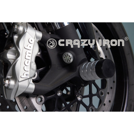 CRAZY IRON Front axle pegs SUZUKI GSX-R600, GSX-R750 `11- (фото 2, фотография 2)