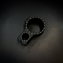 CRAZY IRON Clamp for clipon, black anode