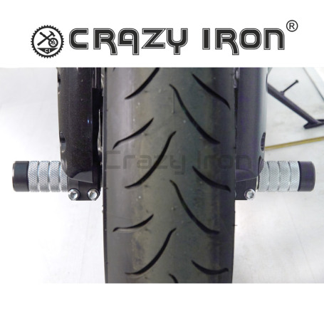 CRAZY IRON Front axle pegs SUZUKI GSX-R600, GSX-R750 `11- (фото 3, фотография 3)