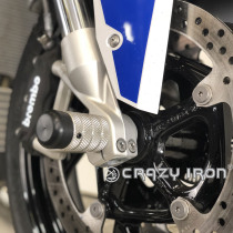 CRAZY IRON Front axle pegs BMW S1000XR since `15-