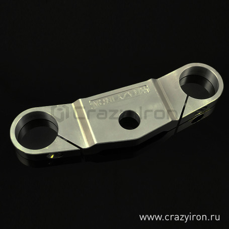 CRAZY IRON Stunt triple clamp upper KAWASAKI ZX-6R `03-`04, V1 (фото 4, фотография 4)