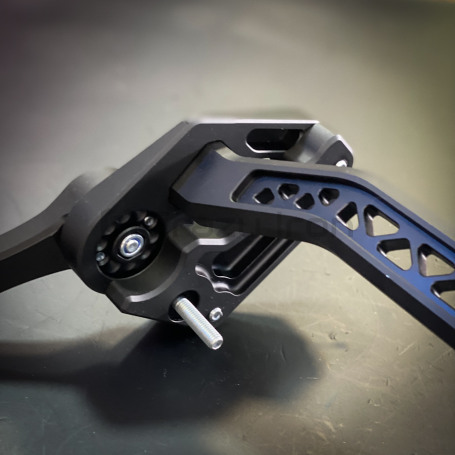 CRAZY IRON CNC Adjustable Subcage YAMAHA MT-07, FZ-07, XSR700, black anode (фото 10, фотография 10)