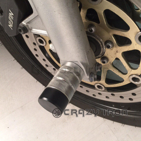 CRAZY IRON Front axle pegs HONDA CBR600F4, CBR600F4i (фото 1, фотография 1)